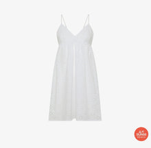 Carica l'immagine nel visualizzatore di Gallery, Sun 68 Abito in cotone Sangallo bianco