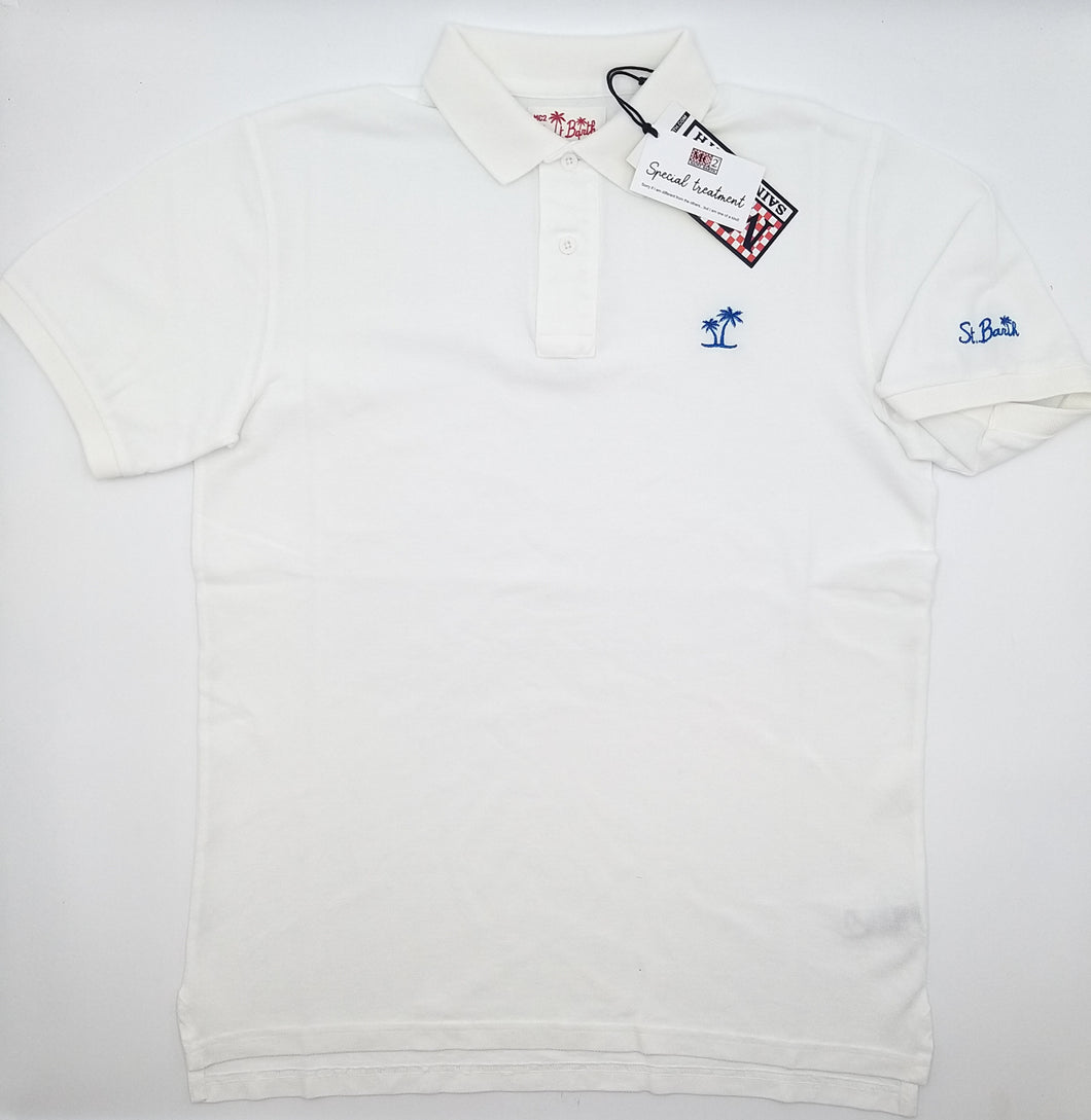 MC2 SAINT BARTH Polo uomo con mini logo