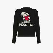 Carica l&#39;immagine nel visualizzatore di Gallery, Sun 68 Cardigan Peanuts in lana e cashmere con tasche nero
