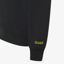 Carica l&#39;immagine nel visualizzatore di Gallery, Sun 68 Felpa Peanuts con cappuccio e stampa nero
