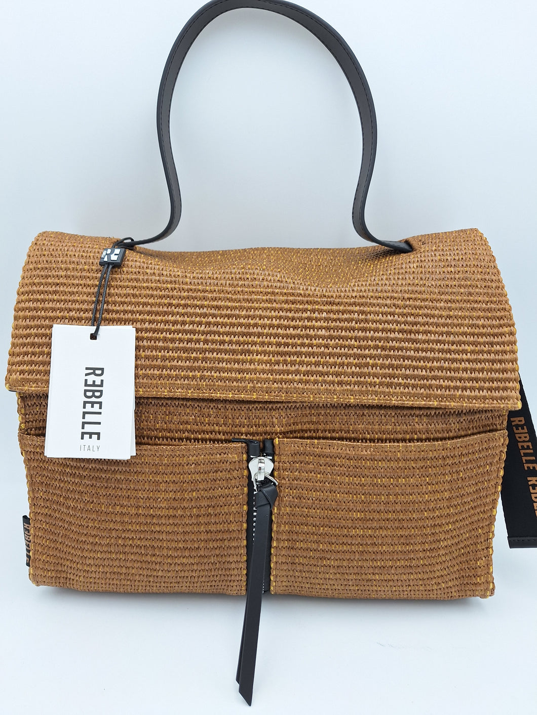 Rebelle borsa in rafia