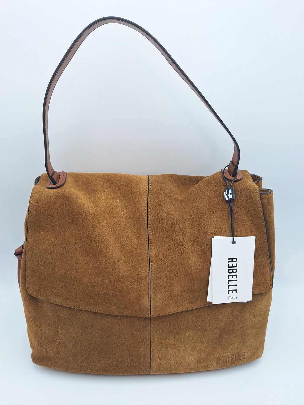 Rebelle borsa in pelle tabacco