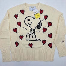Carica l&#39;immagine nel visualizzatore di Gallery, Sun 68 Maglia Peanuts in misto lana jacquard bianco panna
