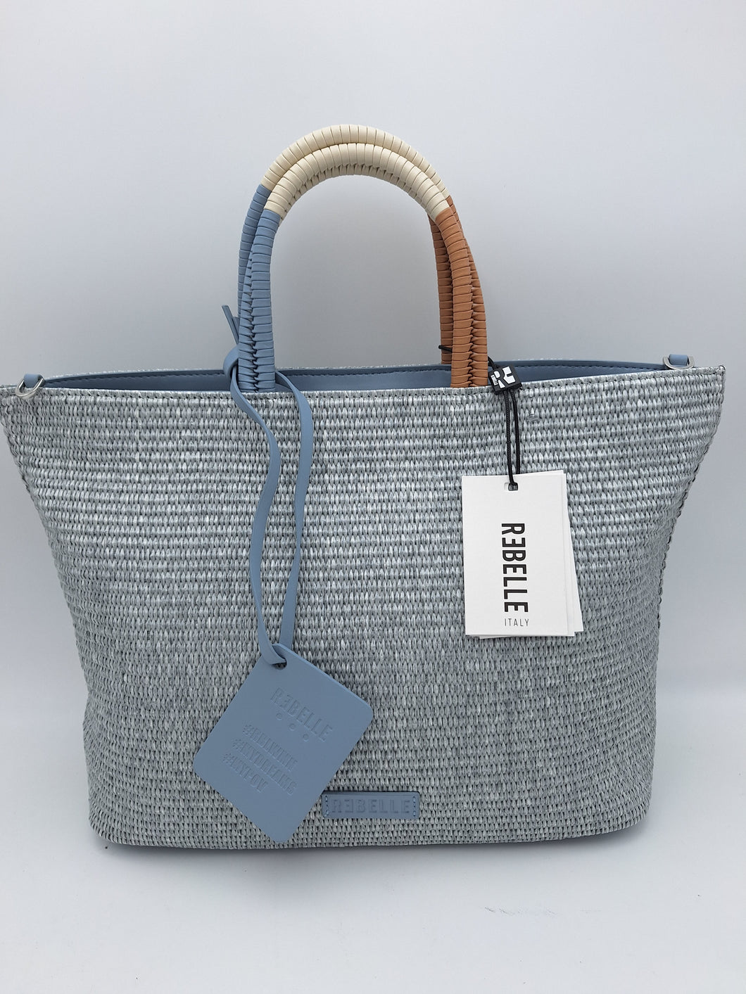 Rebelle borsa in rafia