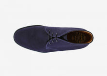 Carica l&#39;immagine nel visualizzatore di Gallery, Barrett Parma 1917 polacchino in suede colore blue
