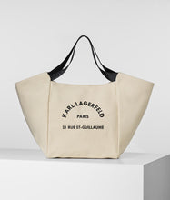 Carica l&#39;immagine nel visualizzatore di Gallery, KARL LAGERFELD - Rue St. Guillaume Shopper in Tela
